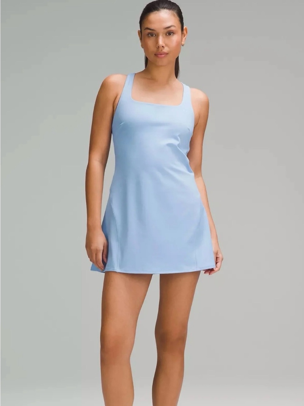 LULULEMON LIGHT BLUE RACERBACK DRESS!